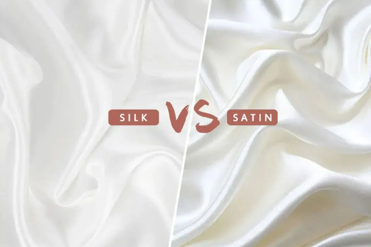 Vergleich von Seide und Satin: zwei Stoffe, die sich wie eine zweite Haut anf&uuml;hlen.