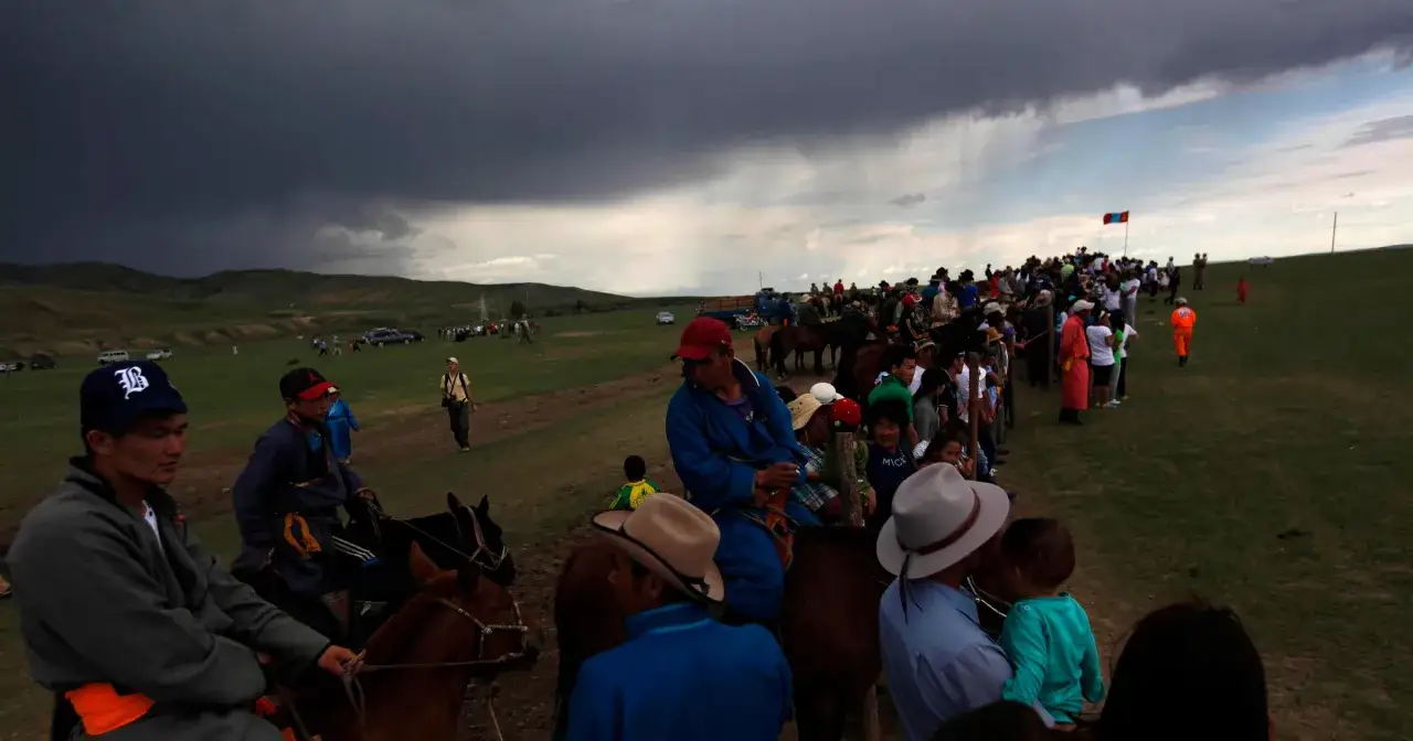Festiwal Naadam wyścigi konne