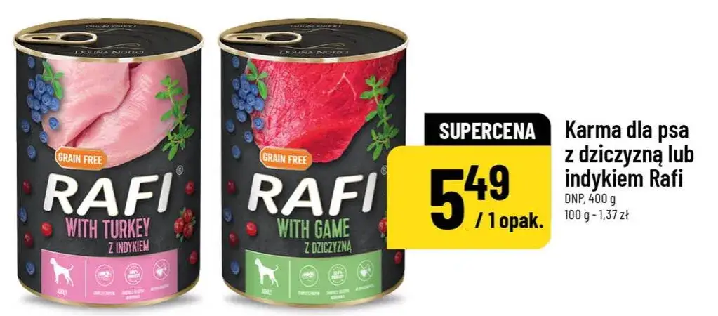 promocje karma dla psa rafi gazetka rabaty