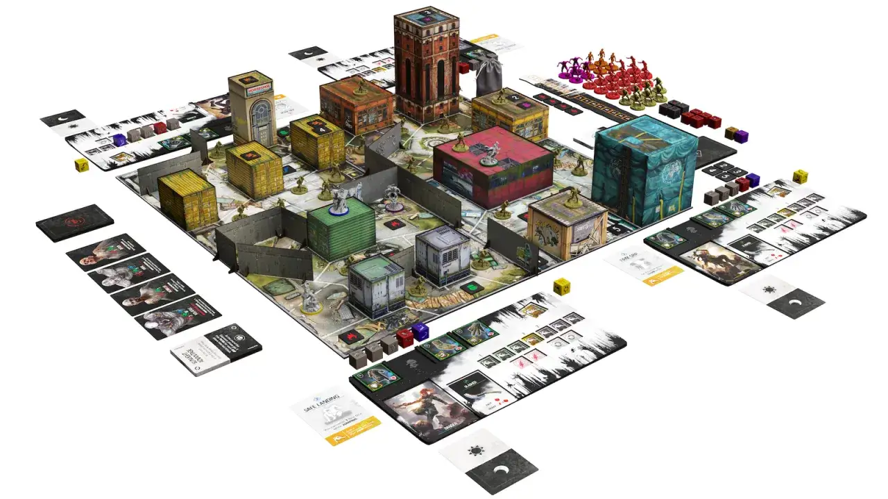 Dying Light The Board Game components