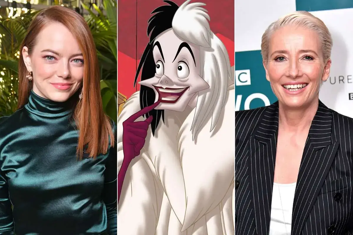 Emma Stone i Emma Thompson w zestawieniu z animowaną Cruellą. Obsada filmu