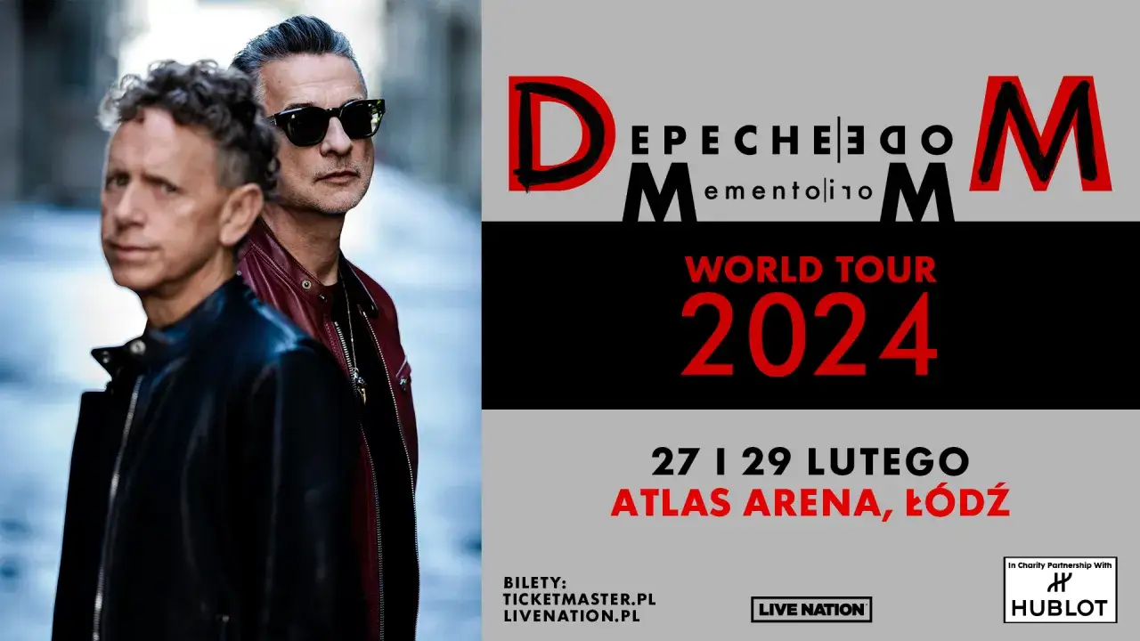 Gdzie kupić bilety na koncert Depeche Mode? Sprawdź Ticketmaster.pl i Livenation.pl na koncerty 27 i 29 lutego w Atlas Arenie, Łódź.