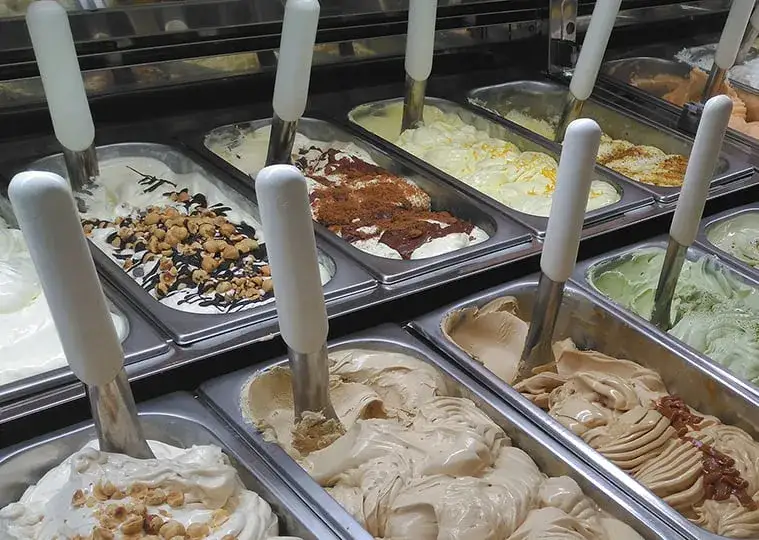 Rzemieślnicze lody gelato Florencja