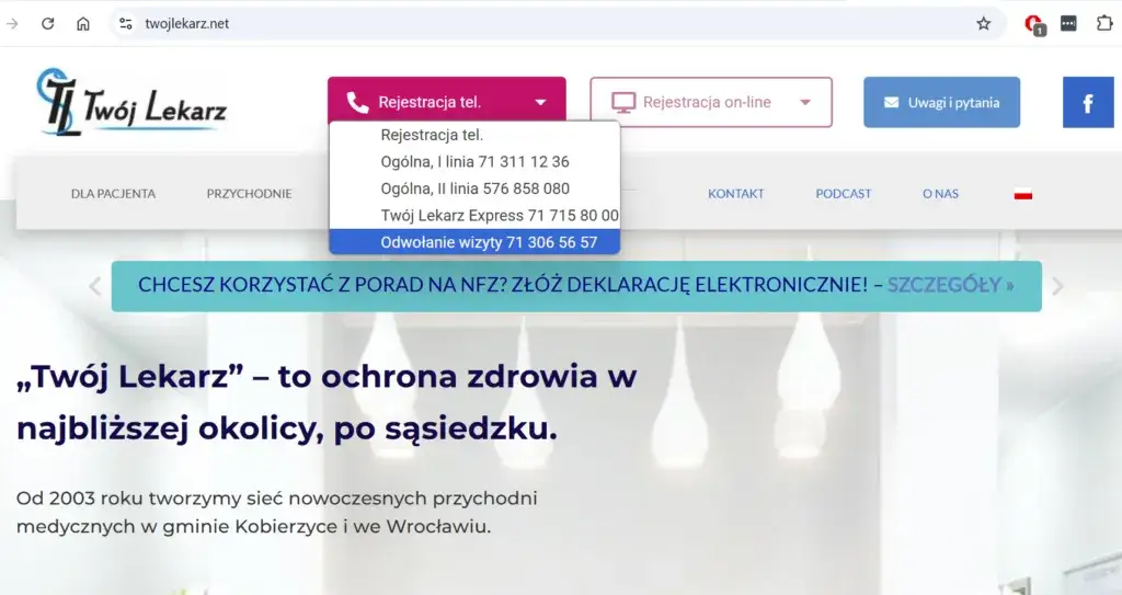 Zdjęcie Jak odwołać wizytę u lekarza i uniknąć problemów z rejestracją