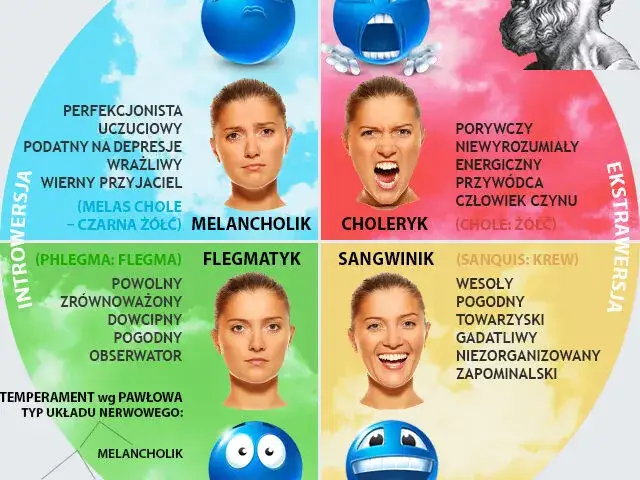 osobowość choleryk cechy