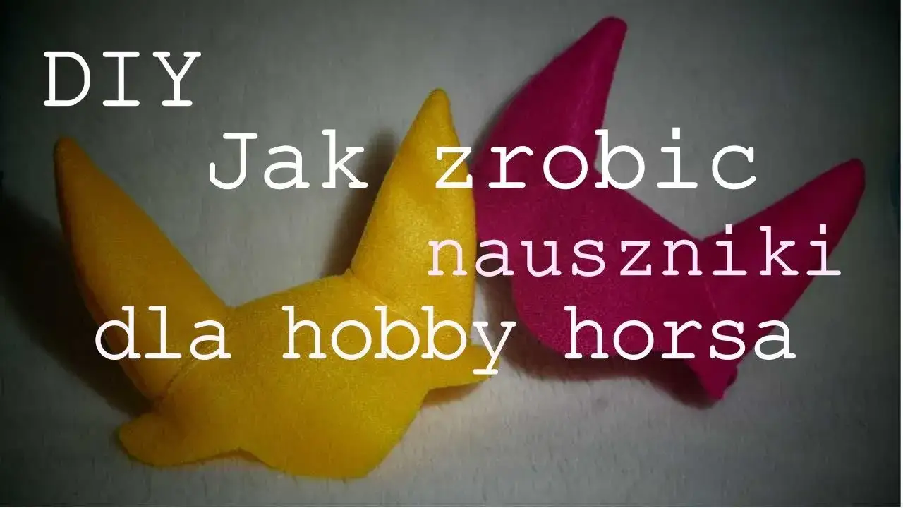 jak wszyć uszy do nauszników dla konia szydełkowych