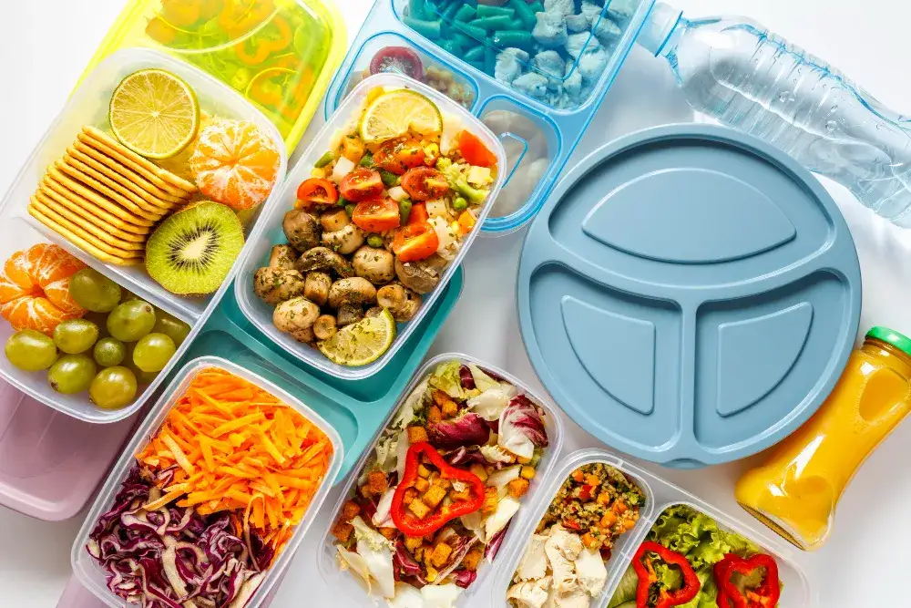 método del plato para tupper infantil