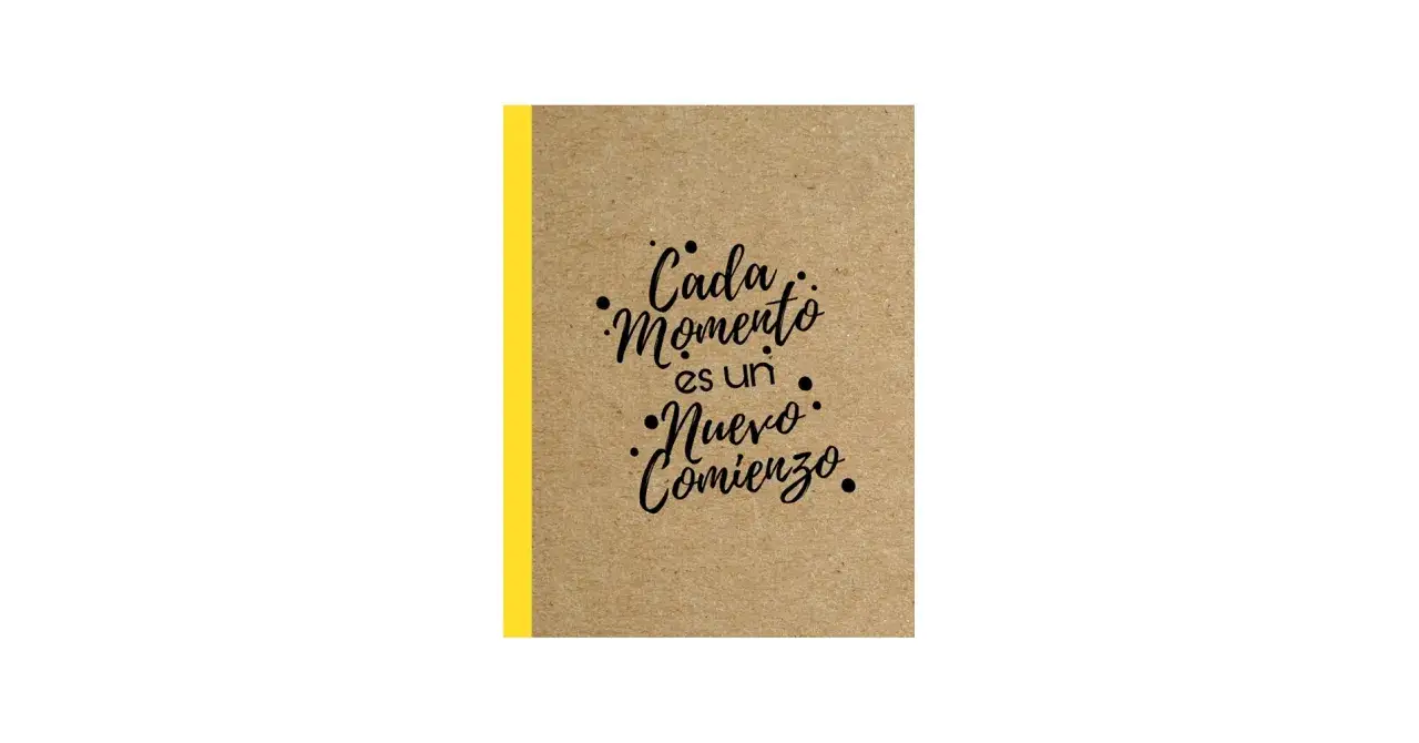 Cuaderno con frases de superacion personal: 