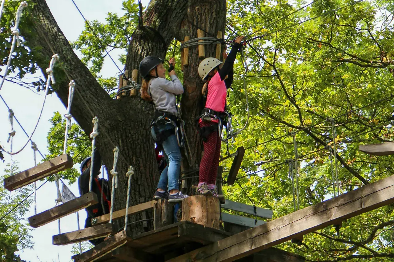 Trasa Malucha Park Linowy Bałtów dzieci