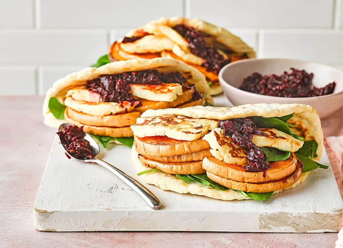 zdrowe danie z halloumi