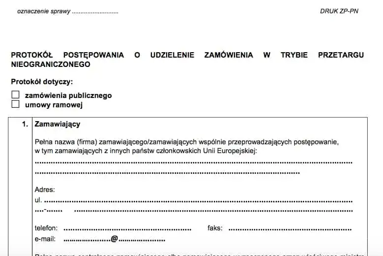 Wniosek o protok&oacute;ł sądowy wz&oacute;r