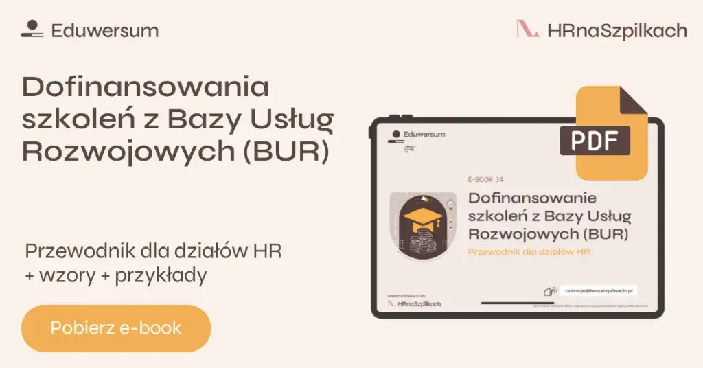Przykłady szkoleń i usług rozwojowych finansowanych z BUR