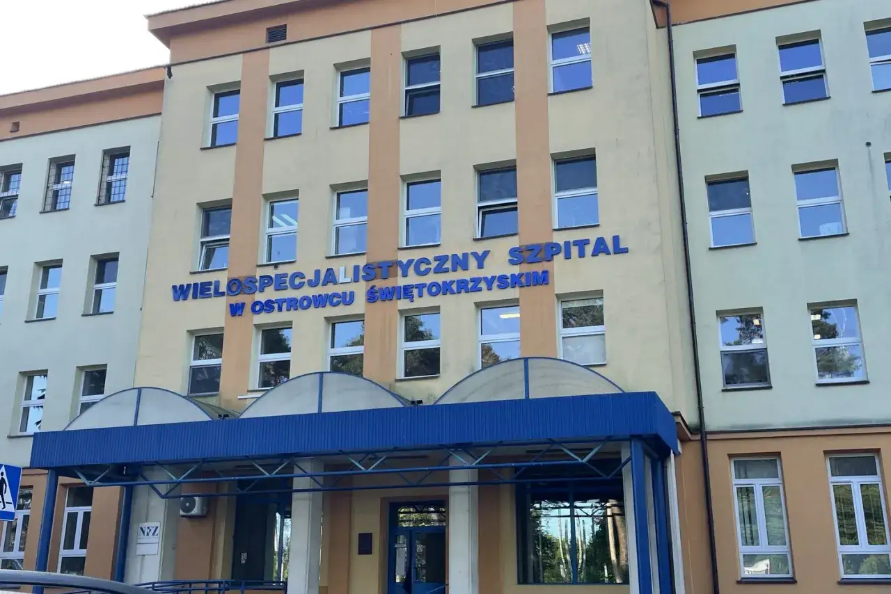 Szpital Ostrowiec Świętokrzyski budynek główny