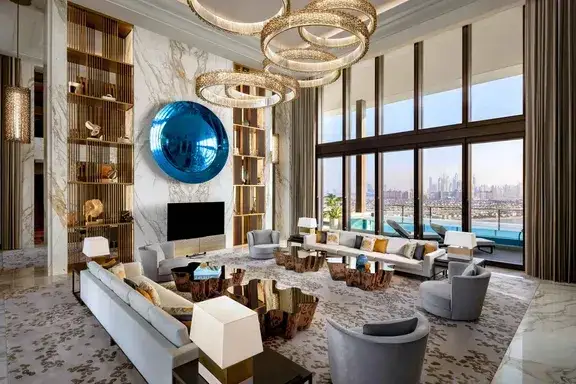 Atlantis The Royal Royal Mansion penthouse exterior and interior