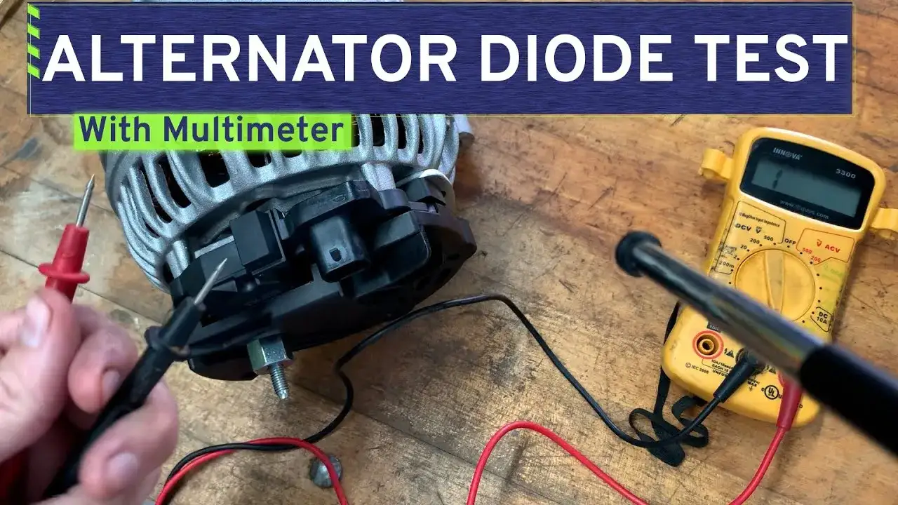 testowanie diod alternatora multimetrem