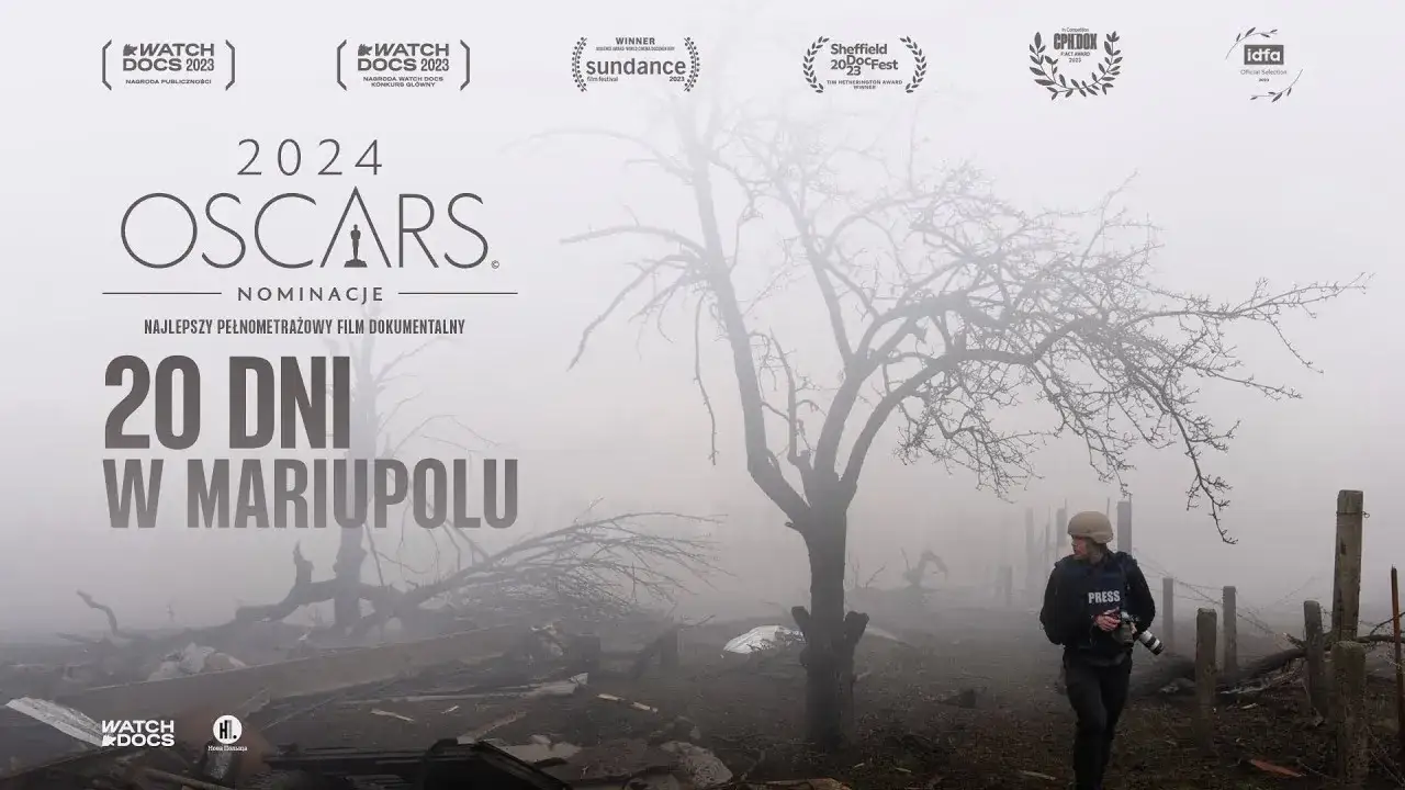 plakat filmowy 20 dni w Mariupolu