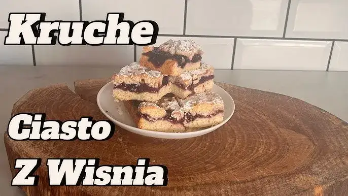 Zdjęcie Kruche ciasto z frużeliną wiśniową – prosty przepis na pyszny deser
