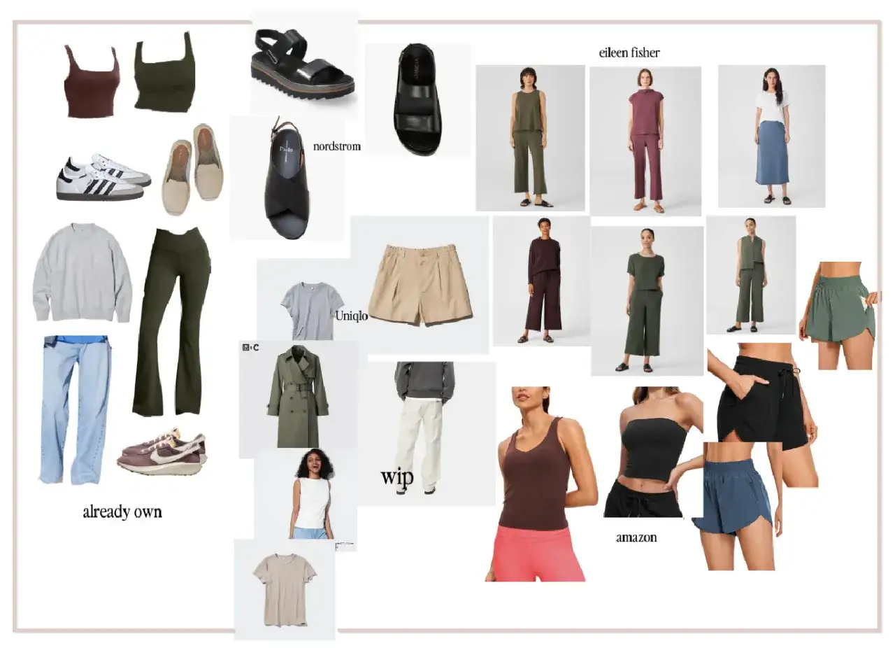 Ideas para encontrar tu estilo: ropa cómoda, zapatillas, pantalones anchos, tops y chaquetas.