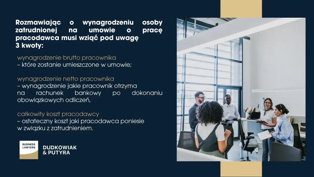 Grupa osób dyskutuje w nowoczesnym biurze. Tekst wyjaśnia, czy JDG może zatrudniać pracowników, omawiając koszty zatrudnienia.