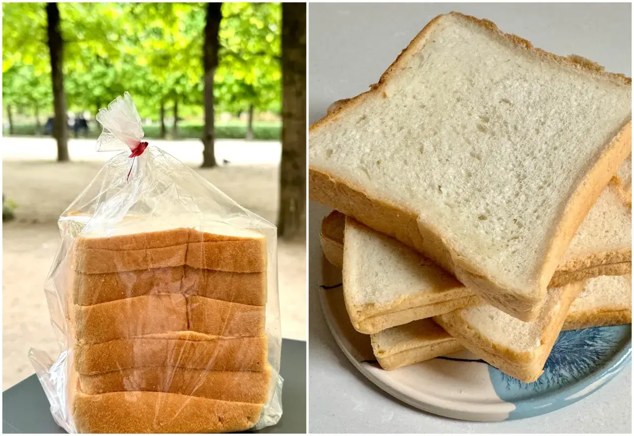 Tranches de pain de mie moelleux, parfaites pour une recette pain de mie boulangerie maison. Un délice à déguster !