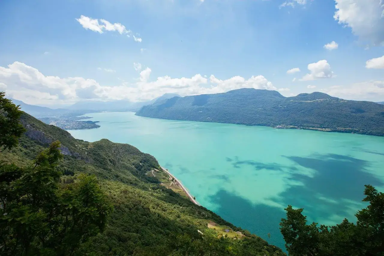 Aix-les-Bains Lac du Bourget Panorama