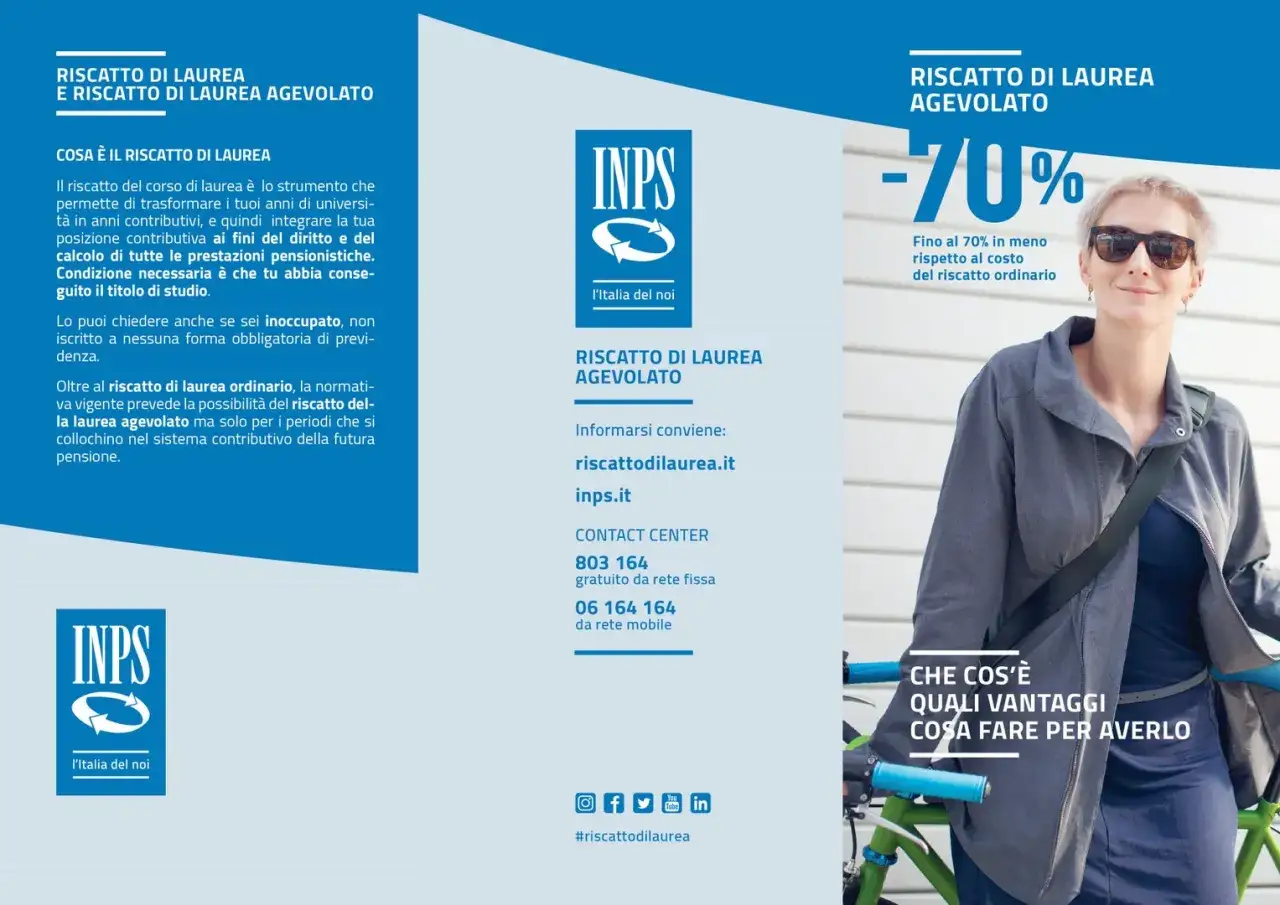 Il riscatto di laurea agevolato offre uno sconto fino al 70% per integrare gli anni contributivi e migliorare la pensione.