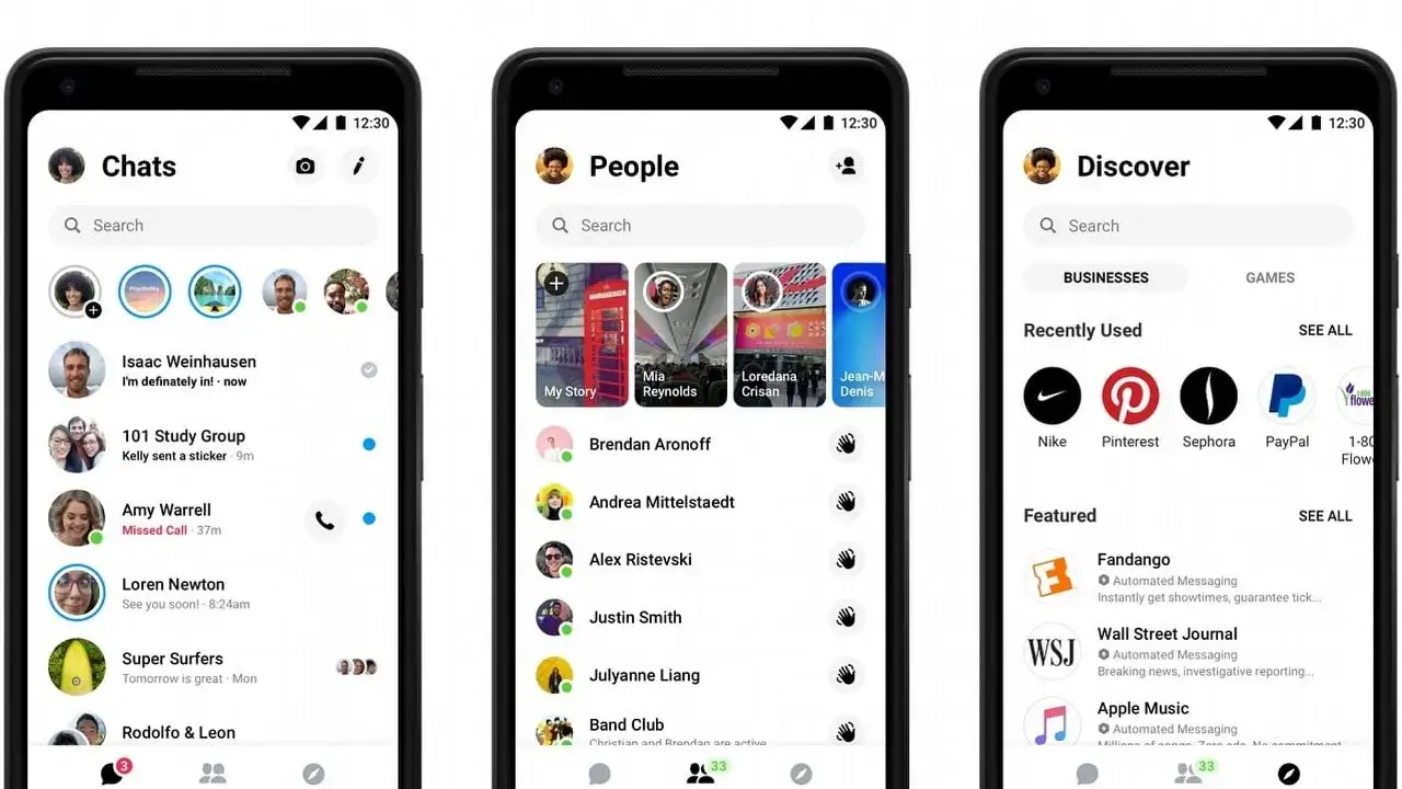 Messenger aktualizacja na Androidzie i iOS