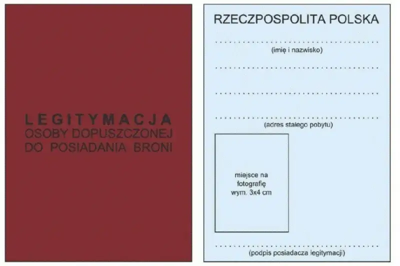 Legitymacja posiadacza broni, WPA Policja, rejestracja broni