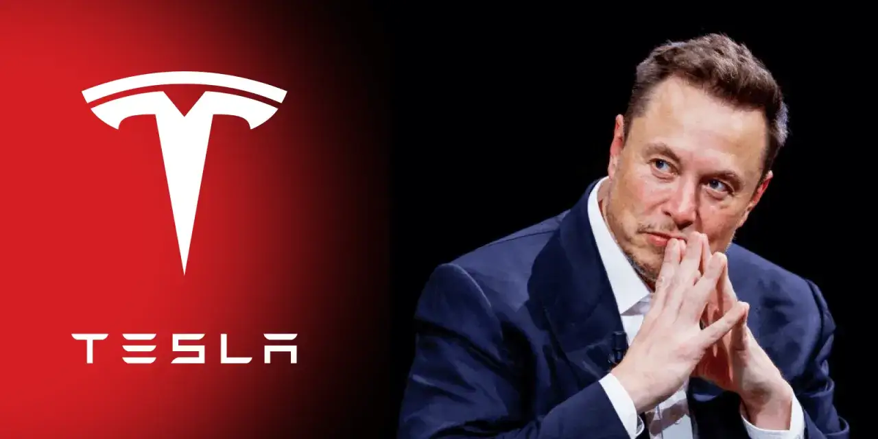 Elon Musk przy Tesli
