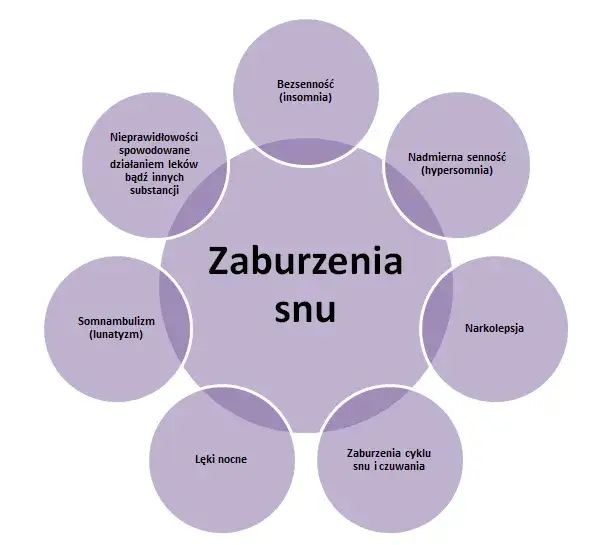 przyczyny lęk&oacute;w nocnych u dorosłych diagram