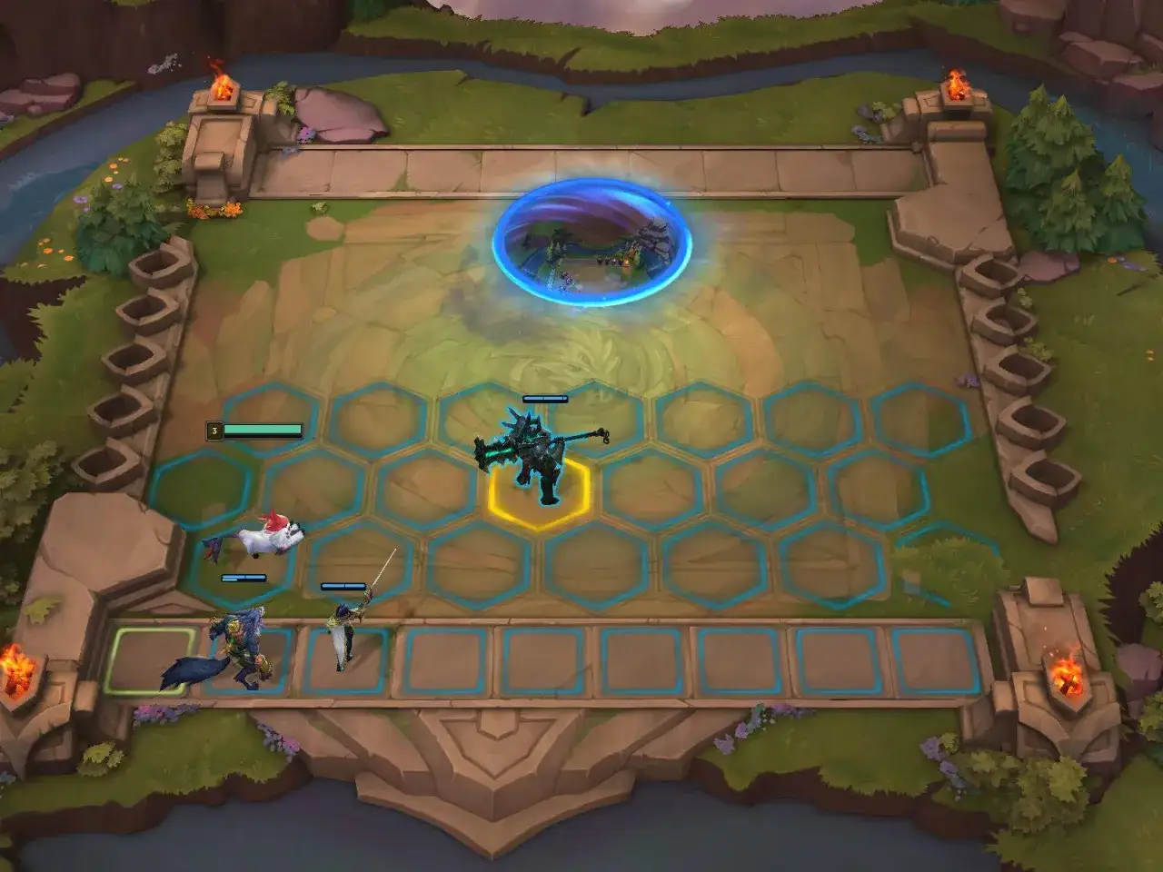 Plansz&oacute;wka z gry Teamfight Tactics. Poradnik dla graczy, kt&oacute;rzy chcą poznać taktyki i strategie.