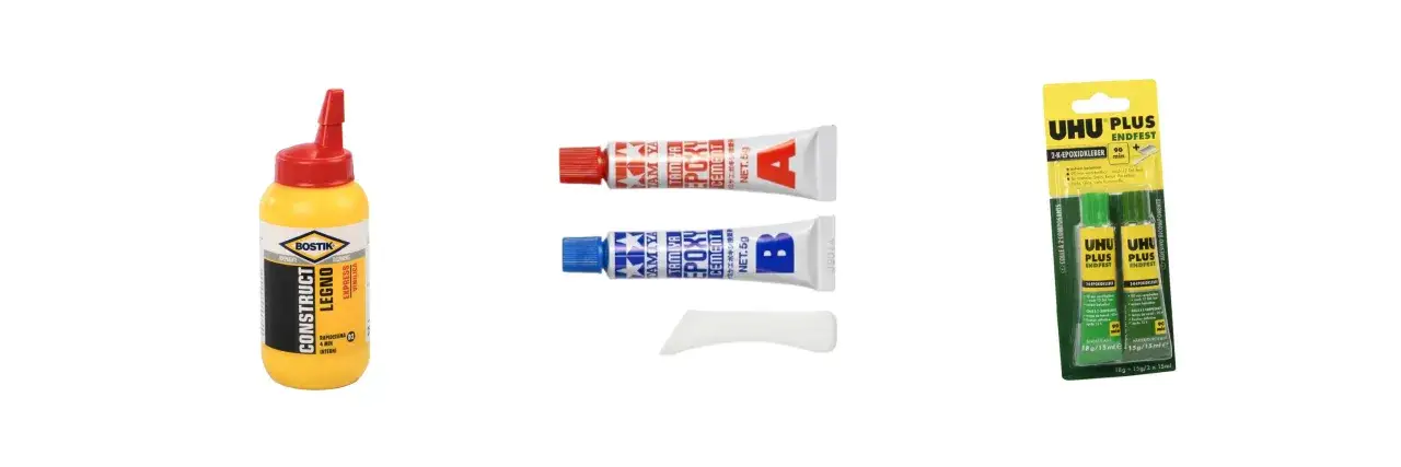 Bostik, Tamiya und UHU Kleber, bereit, jede Lücke zu schließen.
