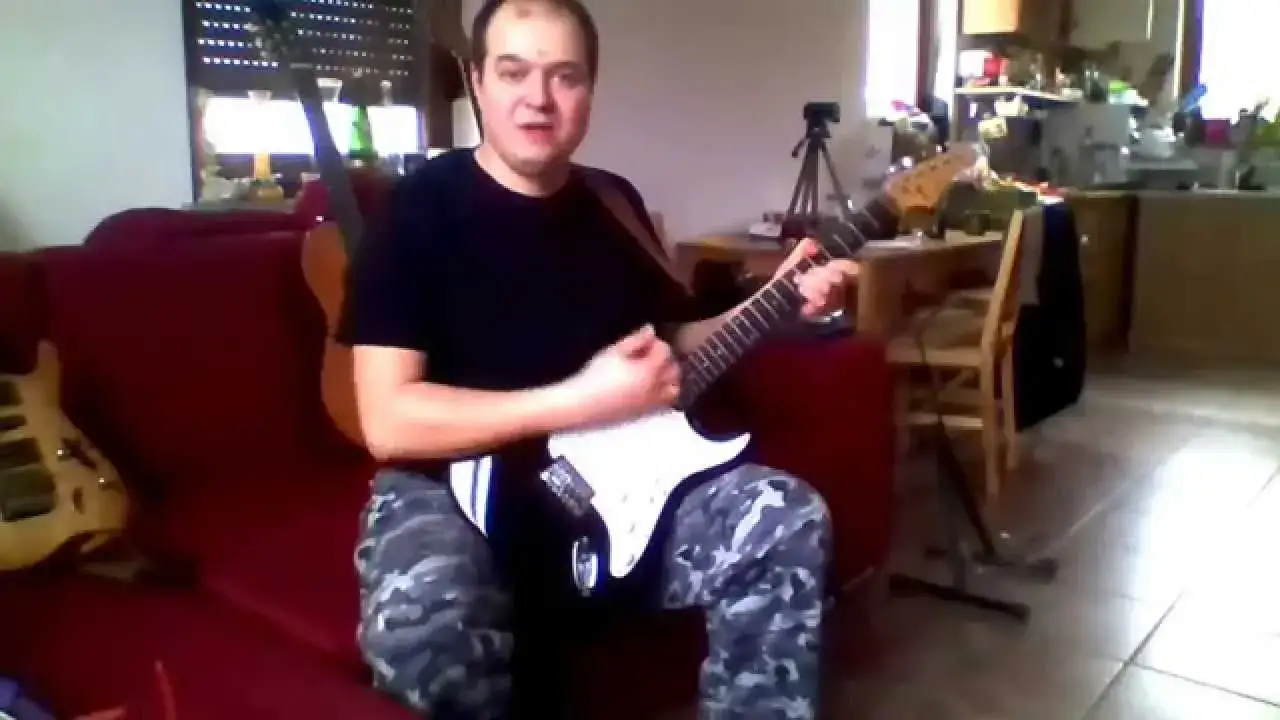 prawidłowa postawa gitara elektryczna