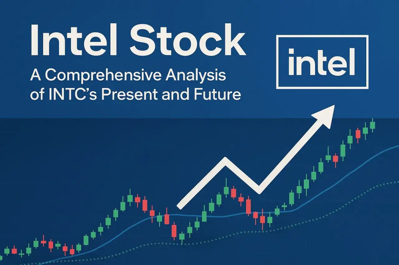 Analiza wykresu akcji Intel. Widoczny jest wzrostowy trend, sugerujący pozytywny intel kurs.