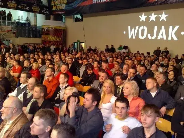 Gala bokserska w Polsce publiczność