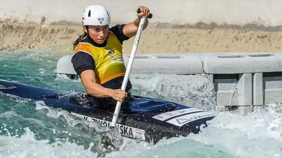 kajak slalomowy na torze olimpijskim