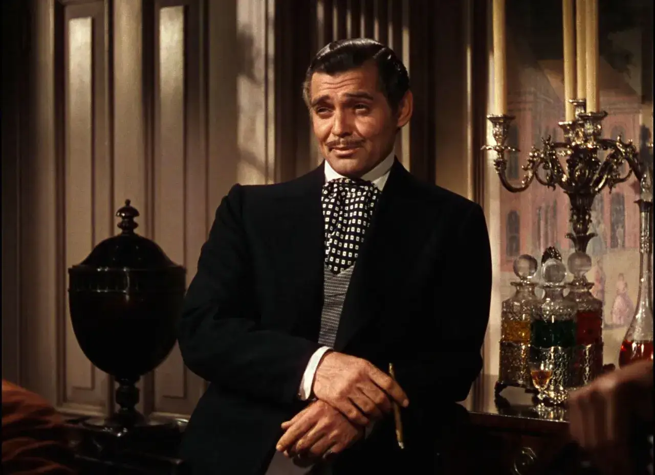 Clark Gable jako Rhett Butler z