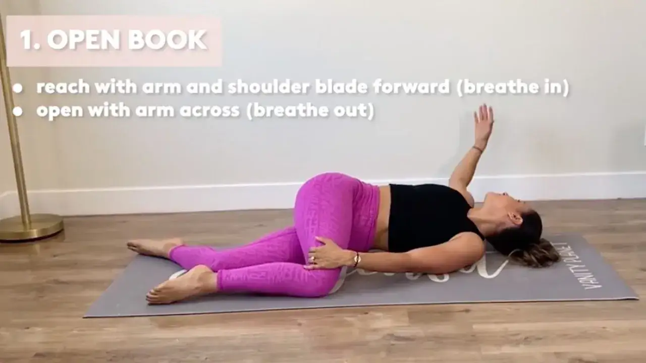 Femme en position de yoga 