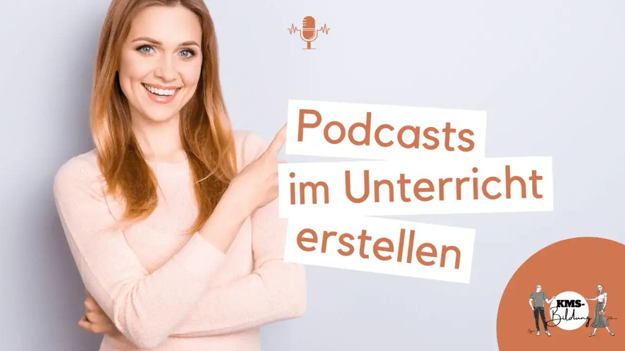 Junge Frau zeigt auf Text: 