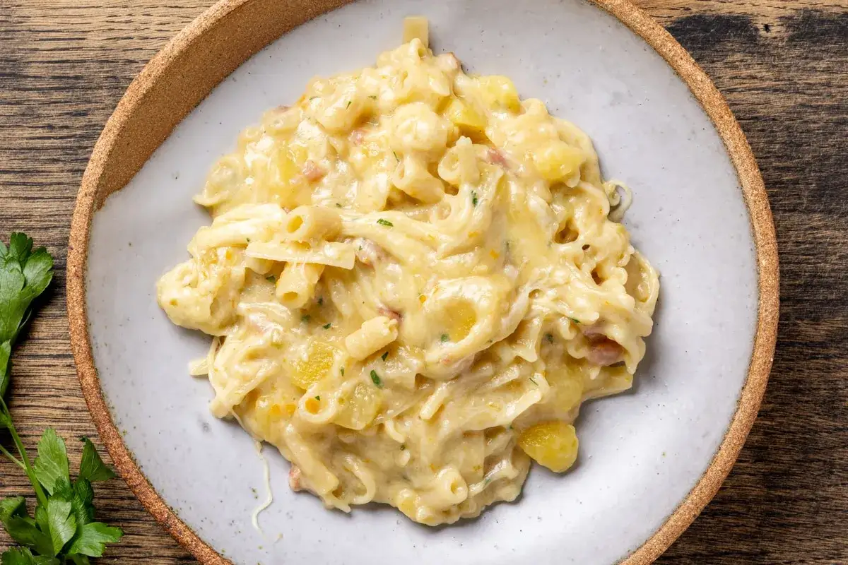Minestra di patate con provola