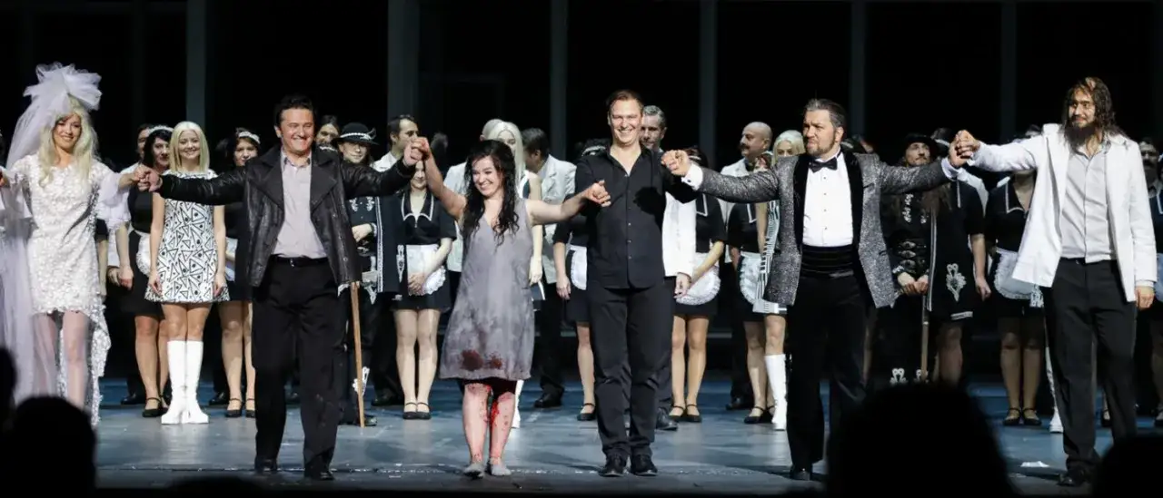 Halka opera scena miłość Janusz