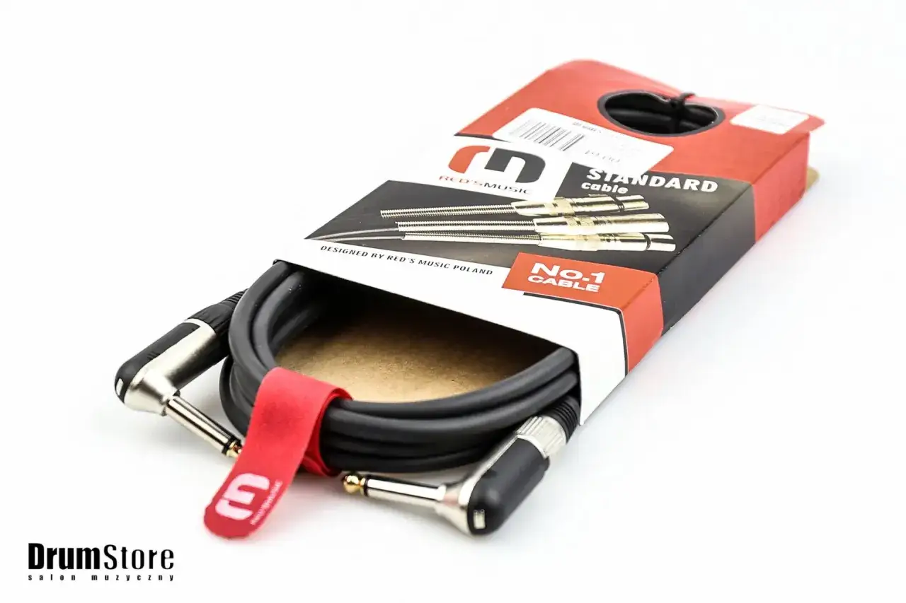 Jaki kabel do gitary elektrycznej? Standardowy kabel No.1 od Red's Music Poland, idealny do Twojej gitary.