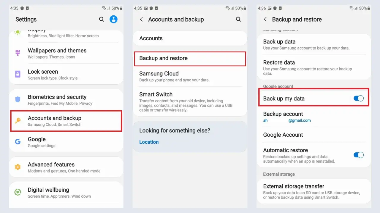 Captura de pantalla de la configuraci&oacute;n del tel&eacute;fono, mostrando la opci&oacute;n 