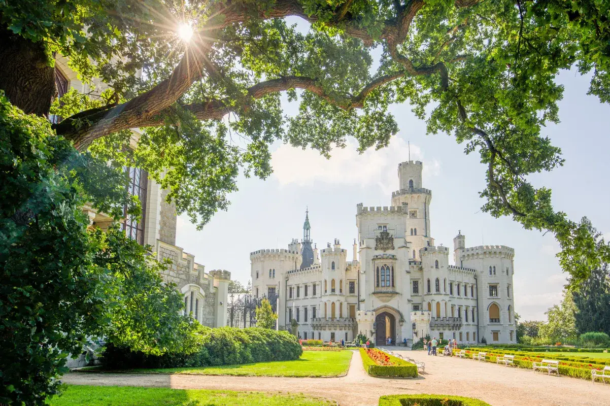 Zamek Hlubok&aacute; nad Wełtawą