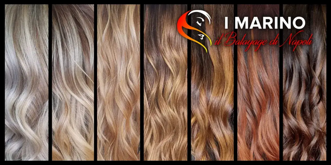 Colpi di sole e balayage in varie tonalità, dal biondo cenere al castano scuro. Il riflessante copre i capelli bianchi, creando un effetto naturale.