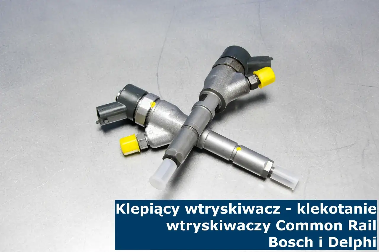 Dwa wtryskiwacze Common Rail, Bosch i Delphi. Klekotanie przy dodawaniu gazu diesel może oznaczać ich zużycie.