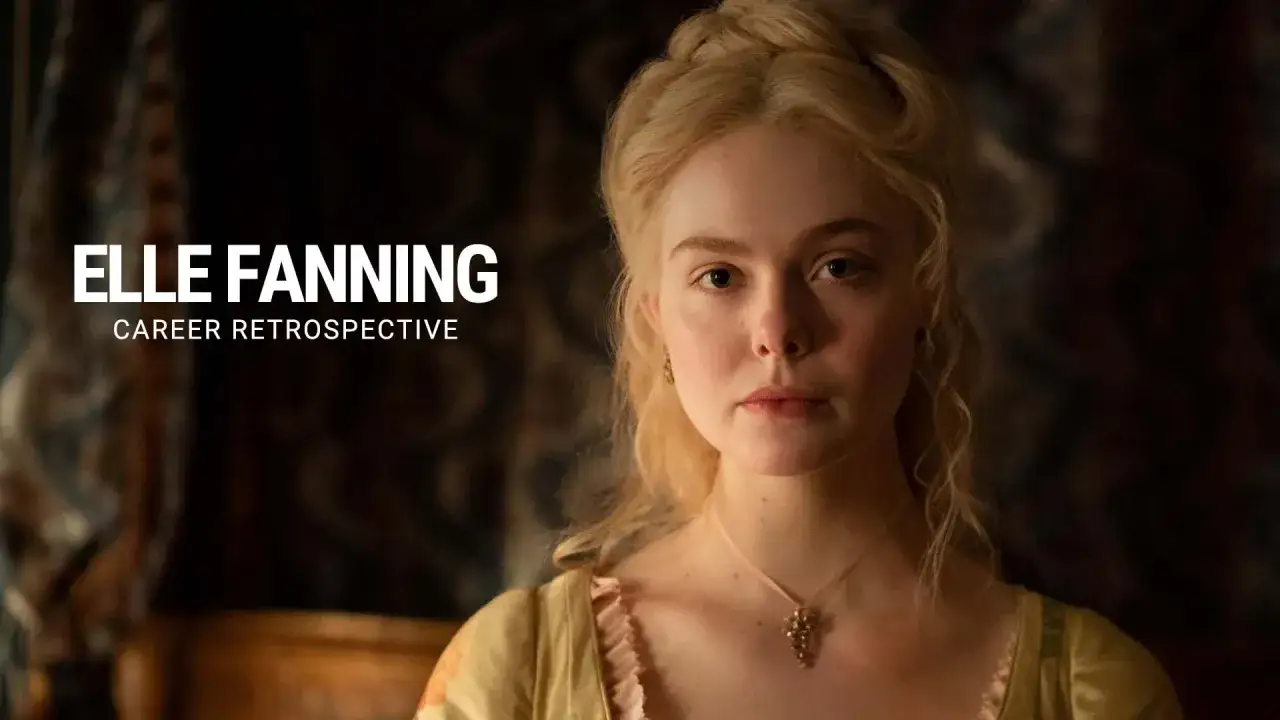 Elle Fanning w historycznej kreacji, zapowiedź retrospektywy jej filmów, seriali i programów.