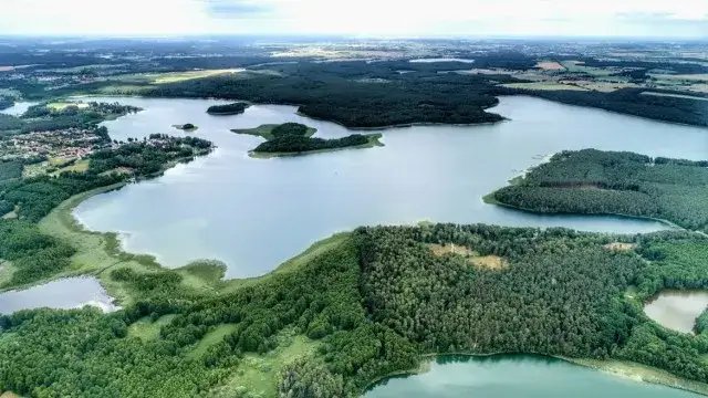 Lazurowe Jezioro Lubuskie widok z góry