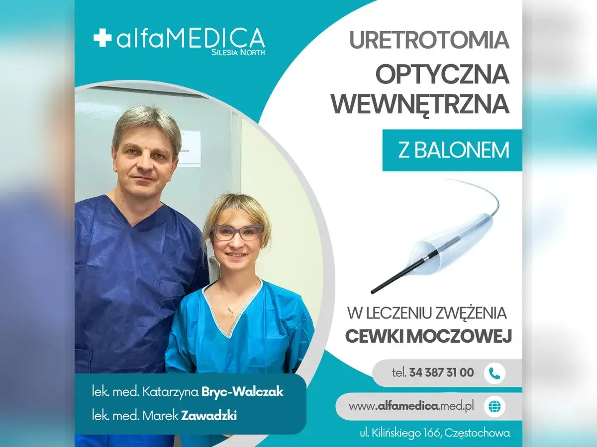 Lekarze Alfa Medica oferują uretrotomię optyczną z balonem w leczeniu zwężenia cewki moczowej.
