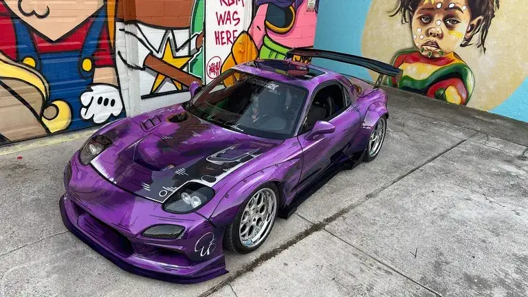 Graffiti Art Car Beispiele verschiedene Stile